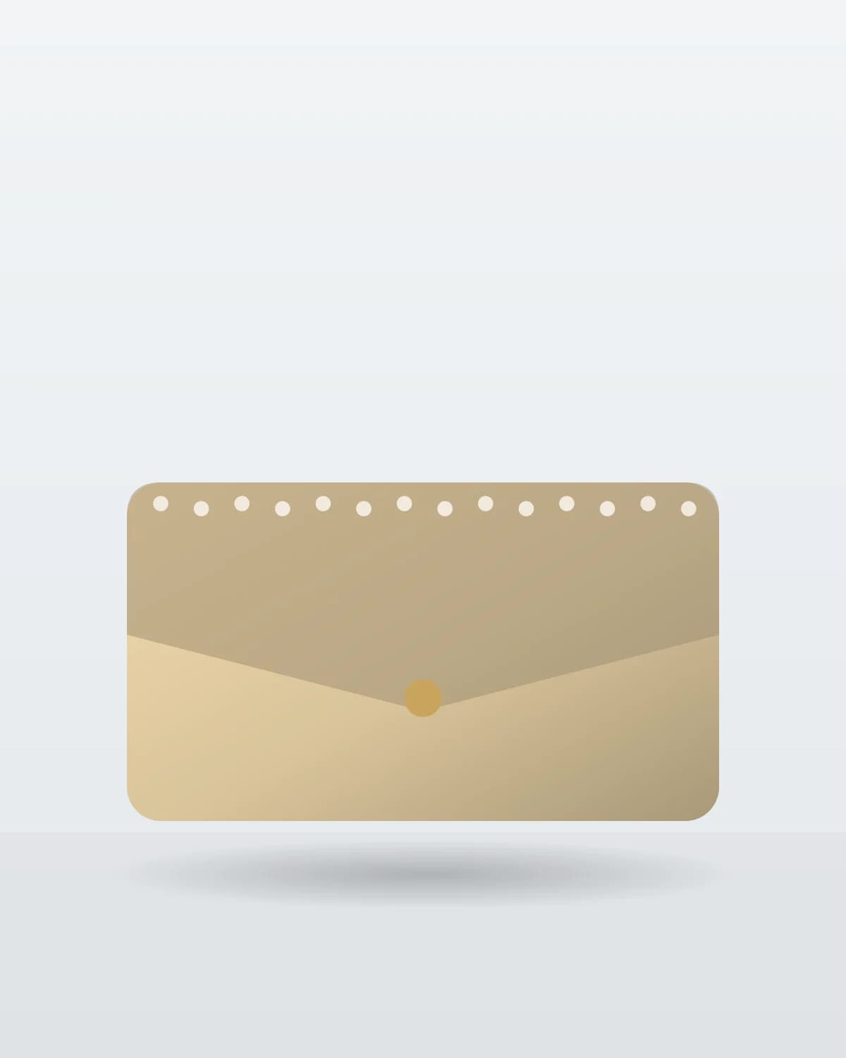 Pearl Evening Clutch in Champagne — illustration